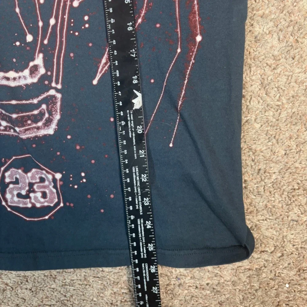 Jordan Graphic T-Shirt Constellation‎ Tiger 23 Logo Black Mens Size S